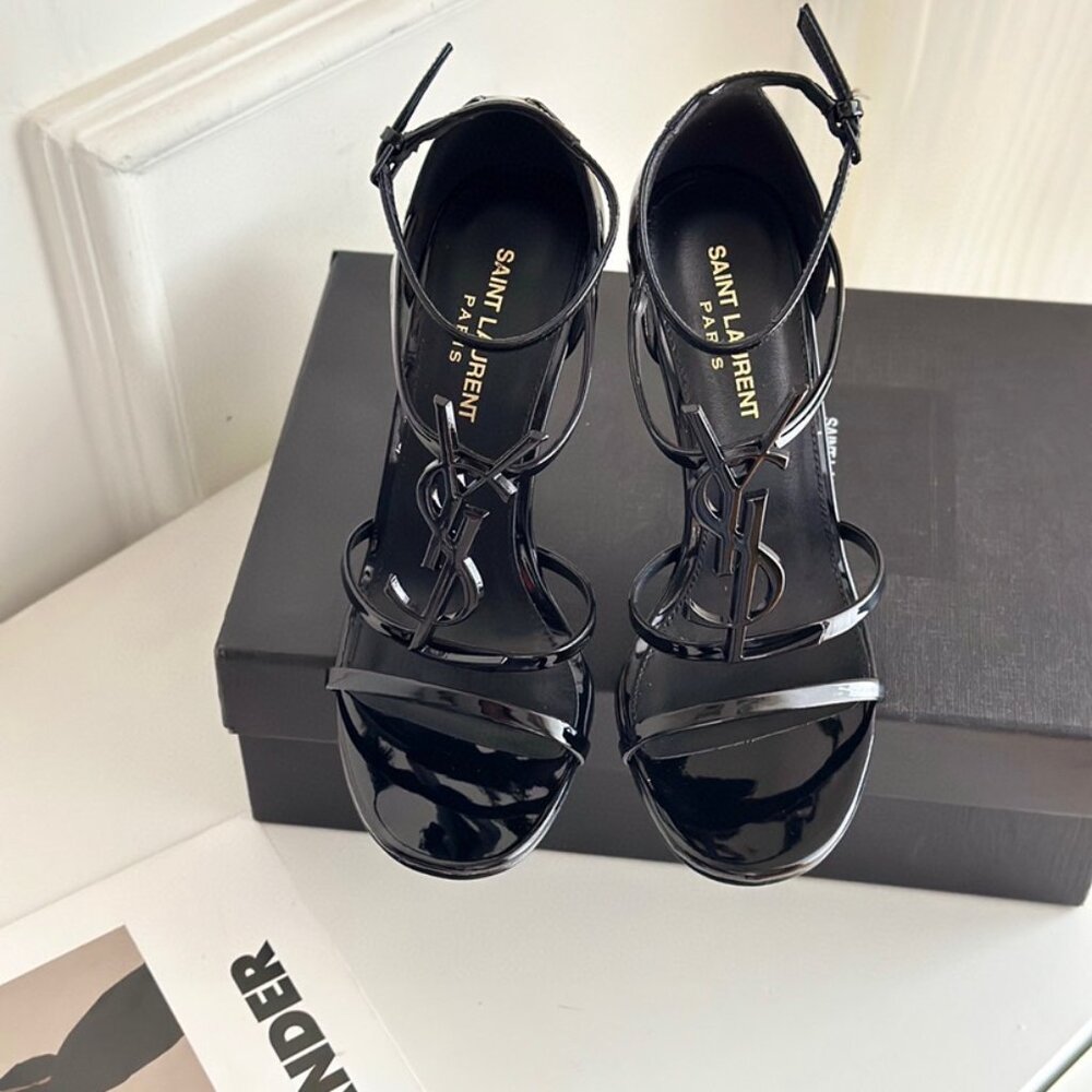 Saint Laurent Paris Women's Black Sandals